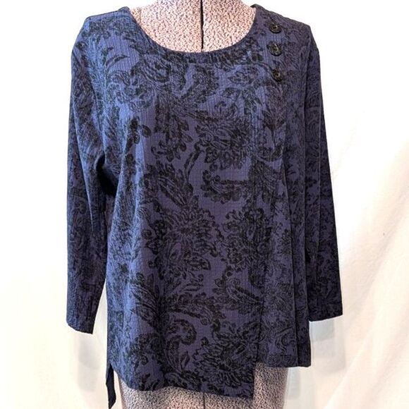 Habitat Purple Black Tunic, size L - Picture 1 of 12